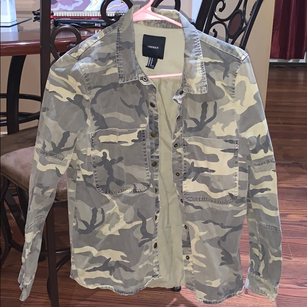 Forever 21 Camo Jacket